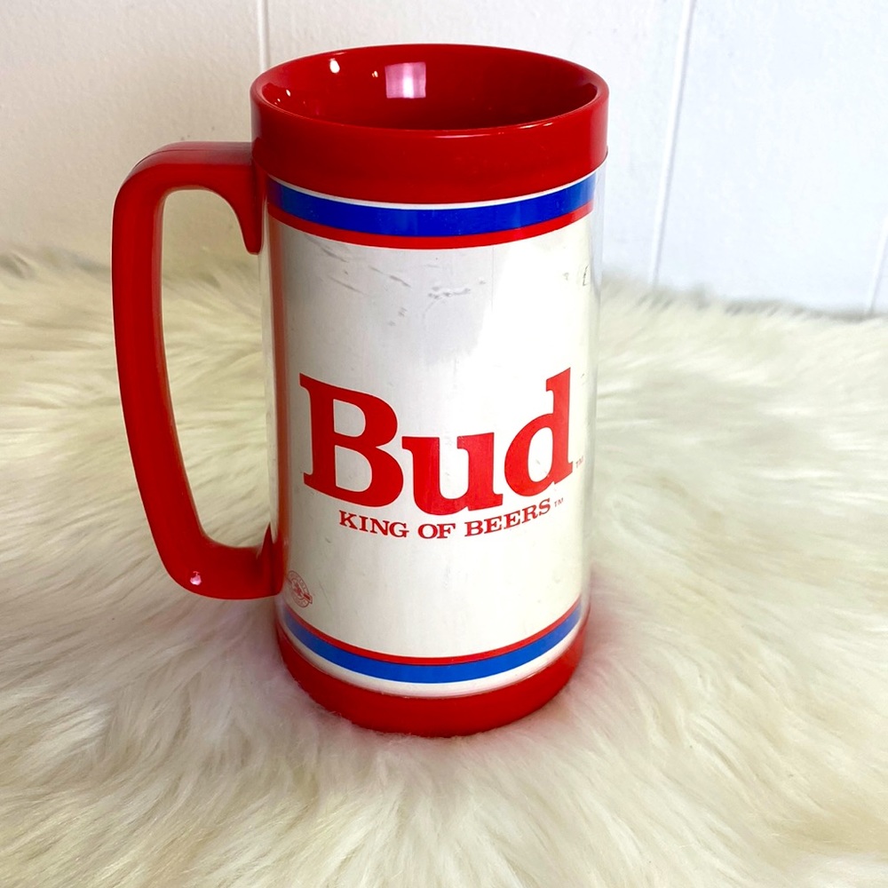 Vintage Atlanta Hawks Budweiser Thermo-serv Mug